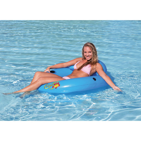 AIRHEAD Airhead AHFF-1 Fiji Float Inflatable Single Person Lounge Float AHFF-1